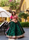 Lnb1449 Silk Satin Sequins And Thread Embroidery Work Lehenga Choli